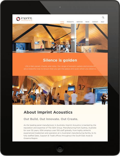 Imprint Acoustics iPad