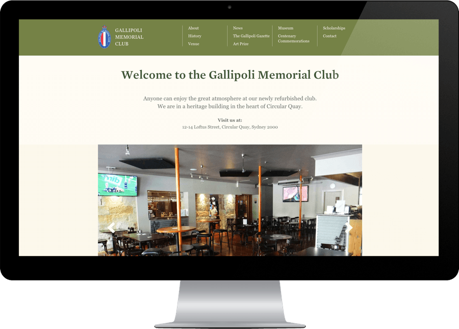 Gallipoli Club Display